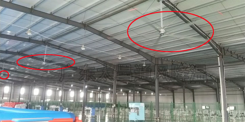 大型廠房如何降溫 一臺節能工業風扇搞定