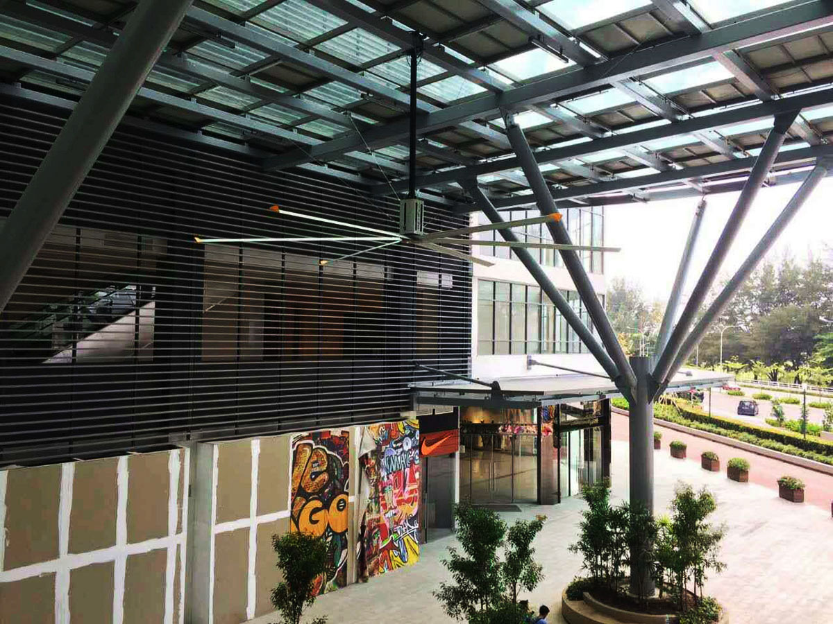 工業大風扇的應用--商業中心