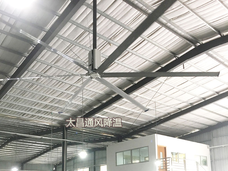 印刷廠通風降溫方案--工業大風扇