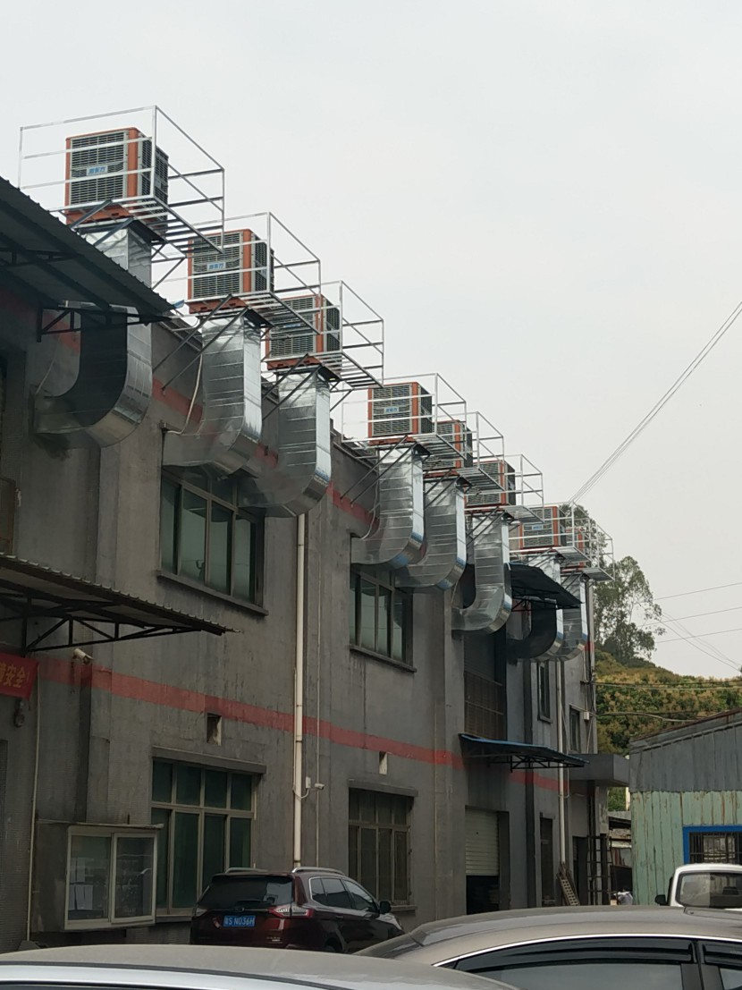 打磨車間環(huán)?？照{(diào)降溫工程