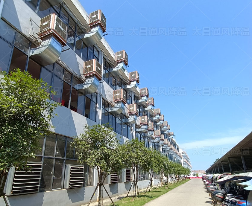 廠房車間省錢省電的通風降溫設備節能環保空調