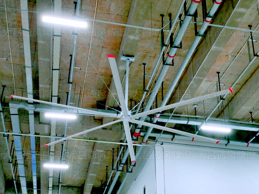 工業(yè)大風扇助力加工廠通風降溫，解決高溫悶熱難題