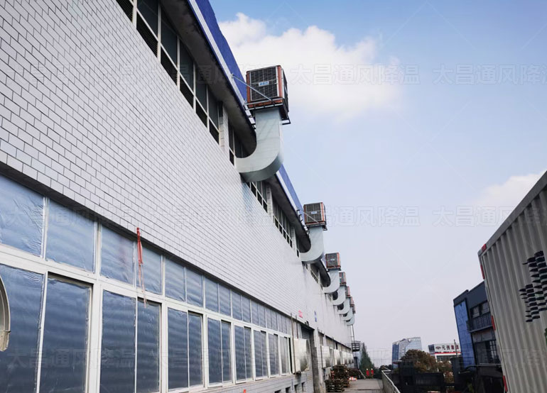 車間除塵通風降溫方案設備潤東方節能環保空調