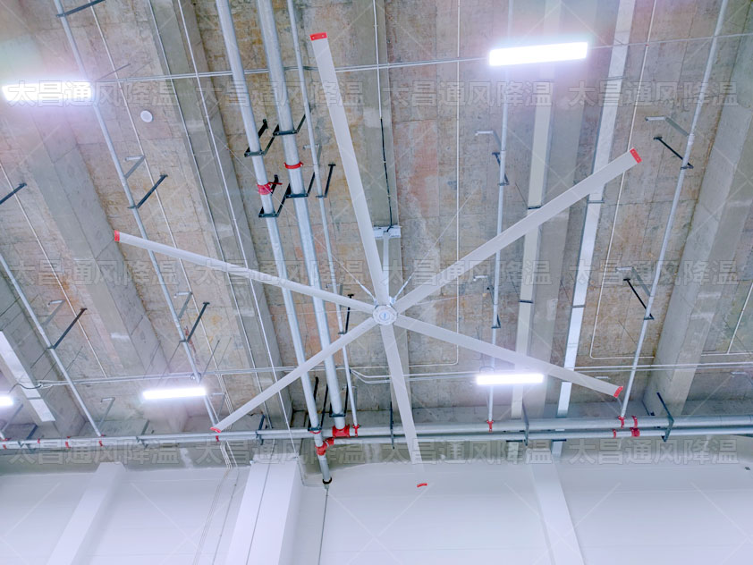 1度電的永磁工業大風扇,高大車間降溫換氣設備