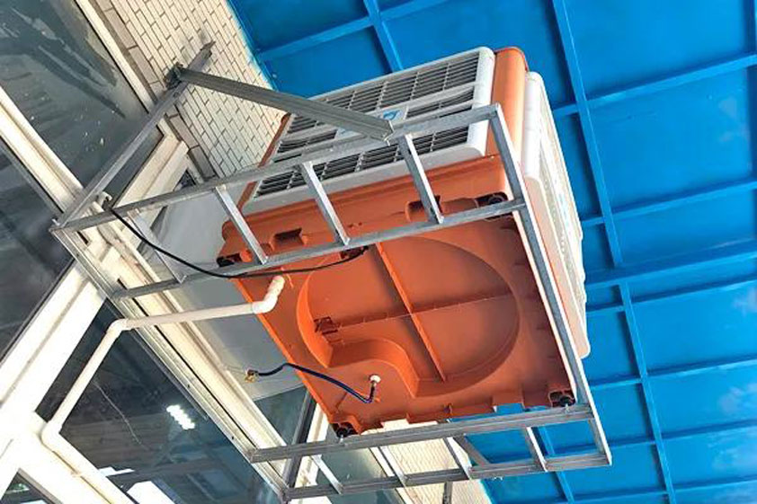 潤東方環保空調解決車間高溫悶熱 送清涼