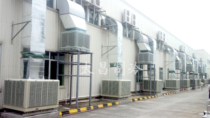 玩具工廠車間節能環保空調安裝工程案例